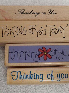 Thinking of You set of 4 stampers